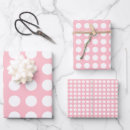 Search for pink and white polka dots wrapping paper Stylish
