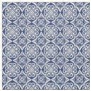 Search for blue tile fabric Ornate