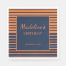Search for navy blue and white stripes napkins Striped