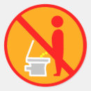 Search for urinating stickers Toilet