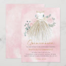 Search for pink dress quinceanera invitations Gold