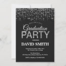 Search for black and silver graduation invitations Grad party