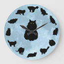 Search for lucky cat clocks Black