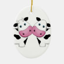 Search for black cow christmas tree decorations Holstein
