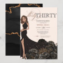 Search for black rose gold birthday invitations Roses