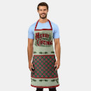 Search for country plaid aprons Red and green