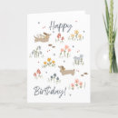 Search for dachshund cards Floral