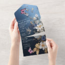 Search for light blue and white invitations Butterflies