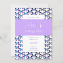 Search for pattern 1st birthday invitations Pink