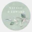 Search for natural wedding stickers Botanical