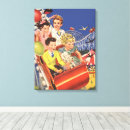 Search for amusements canvas prints Retro
