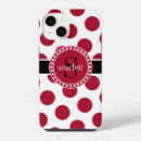 Search for red and black dots iphone cases Pattern