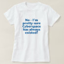 Search for cyberspace tshirts Computer