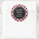 Search for red gingham stickers Vintage