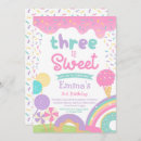 Search for rainbow candy land invitations For kids