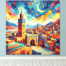 Search for moroccan canvas prints Cityscape
