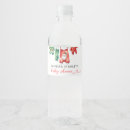 Search for christmas water bottle labels Christmas baby shower