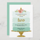Search for mint green birthday invitations Glitter