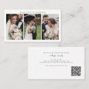Search for wedding business cards White