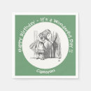 Search for alice in wonderland napkins Vintage
