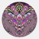 Search for multicoloured stickers Pretty fractal glossy 3d