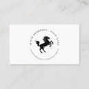 Search for horse trainer business cards Horseback