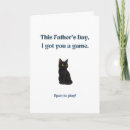 Search for cat fathers day cards Funny