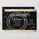 Search for escape room birthday invitations Mystery party