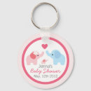 Search for pink elephant key rings Baby girl