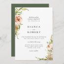 Search for neutral colour wedding invitations Botanical