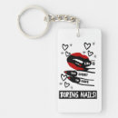 Search for nail technician key rings Fingernails