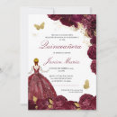 Search for maroon birthday invitations Roses
