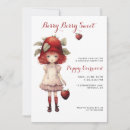 Search for illustration birthday invitations Girl