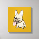 Search for french bulldog canvas prints Frenchie