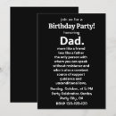 Search for dad birthday invitations Party