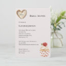 Search for cupcake bridal shower invitations Floral