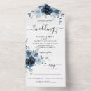 Search for navy blue flowers wedding invitations Foliage