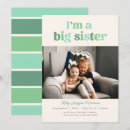 Search for sibling birth announcement cards Big sister