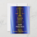 Search for law firm opening invitations Scales of justice