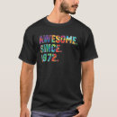 Search for 1972 birthday tshirts Graphic