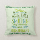 Search for st patricks day cushions Shenanigans