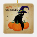 Search for vintage witch christmas tree decorations Black cat
