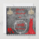 Search for glam 50th birthday invitations Bling