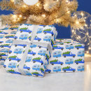 Search for blue truck wrapping paper Retro