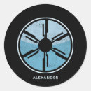 Search for retro futuristic stickers Science fiction