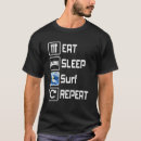 Search for eat sleep surf tshirts Beach