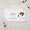 Search for terrier business cards Jack russell terrier