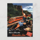 Search for vintage railway postcards Tourism