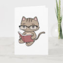 Search for cat reading book cards Pet