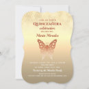 Search for rose gold quinceanera invitations Glitter